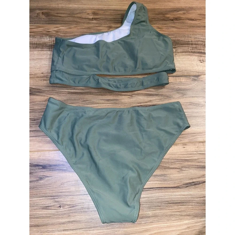 SOLY HUX‎  Two Piece Bikini, Army Green, Small